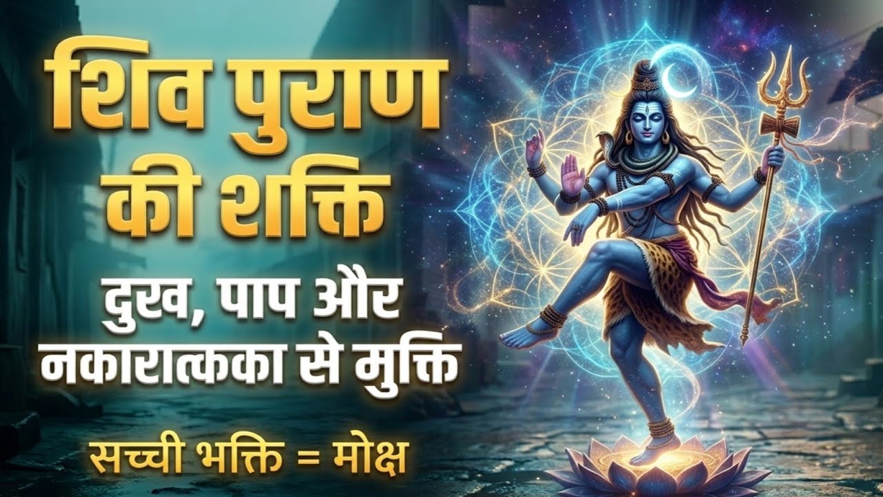 शिव पुराण कथा | जीवन के हर कष्ट, पाप और नकारात्मकता से मुक्ति का मार्ग | Shiv Mahapuran