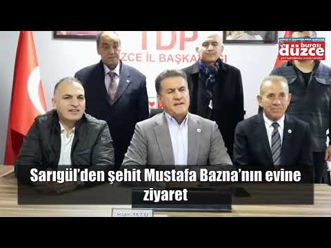 Sarıgül’den şehit Mustafa Bazna’nın evine ziyaret