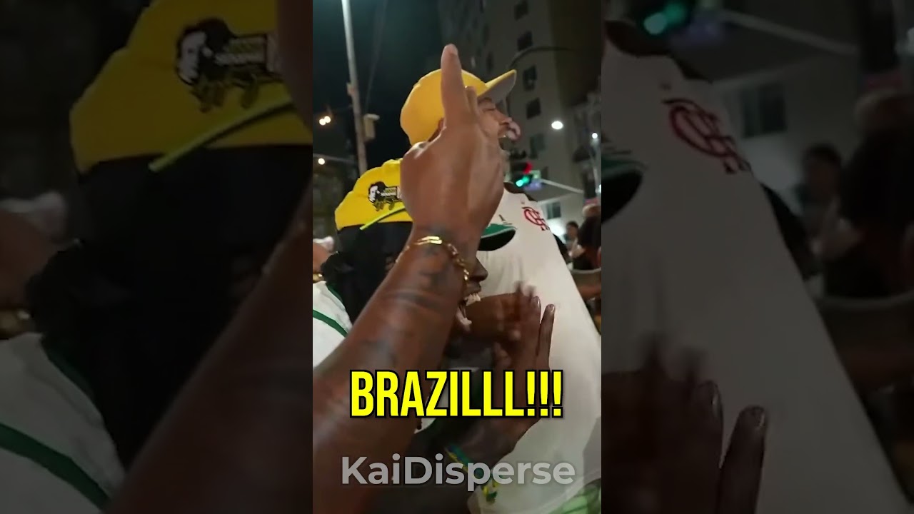 Кай Дженат отлично проводит время в Бразилии