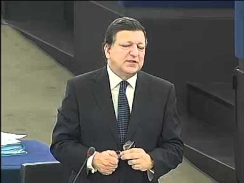 Jos Manuel Barroso at the European Parliament Plen...