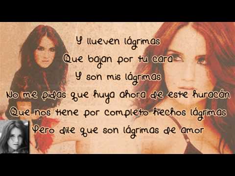 Dulce Maria feat. Julion Alvarez - Lagrimas (letra/lyrics)