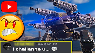 A WR YouTuber Challenged Me To A 1v1 Battle... | War Robots