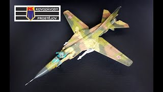 MiG-23P Flogger G  FULL BUILD VIDEO Kovozávody Prostejov 1/72