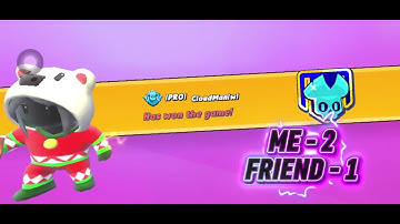 1V1 With my friend in stumble guys!!!