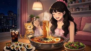 Download lagu After Work Cooking & Cozy Weekend Reset ☀️ Anime ASMR