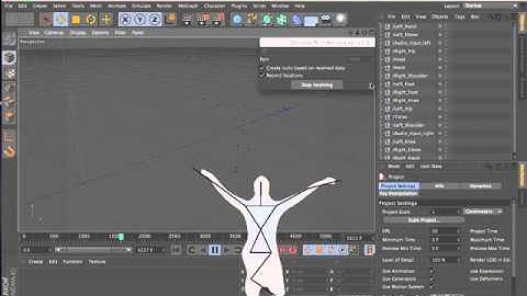 Cinema 4D + Microsoft Kinect