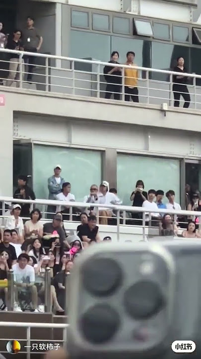 svt Mingyu vibing in blackpink deadline concert korea day 2 #blackpink #blinks #seventeen