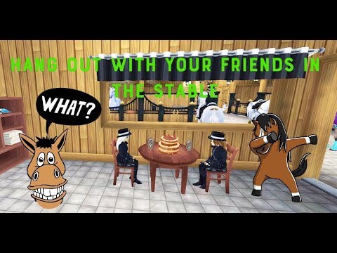 Hang out with your friends in your stable || Star stable online - YouTube