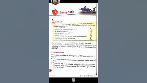 27 April,2020 - Class 3 EVS - Reading of L-3 Being Safe Video -1