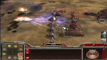 Command & Conquer  Generals Zero Hour -  China vs GLA Toxin - 1 VS 7 -  EXTRA HARD