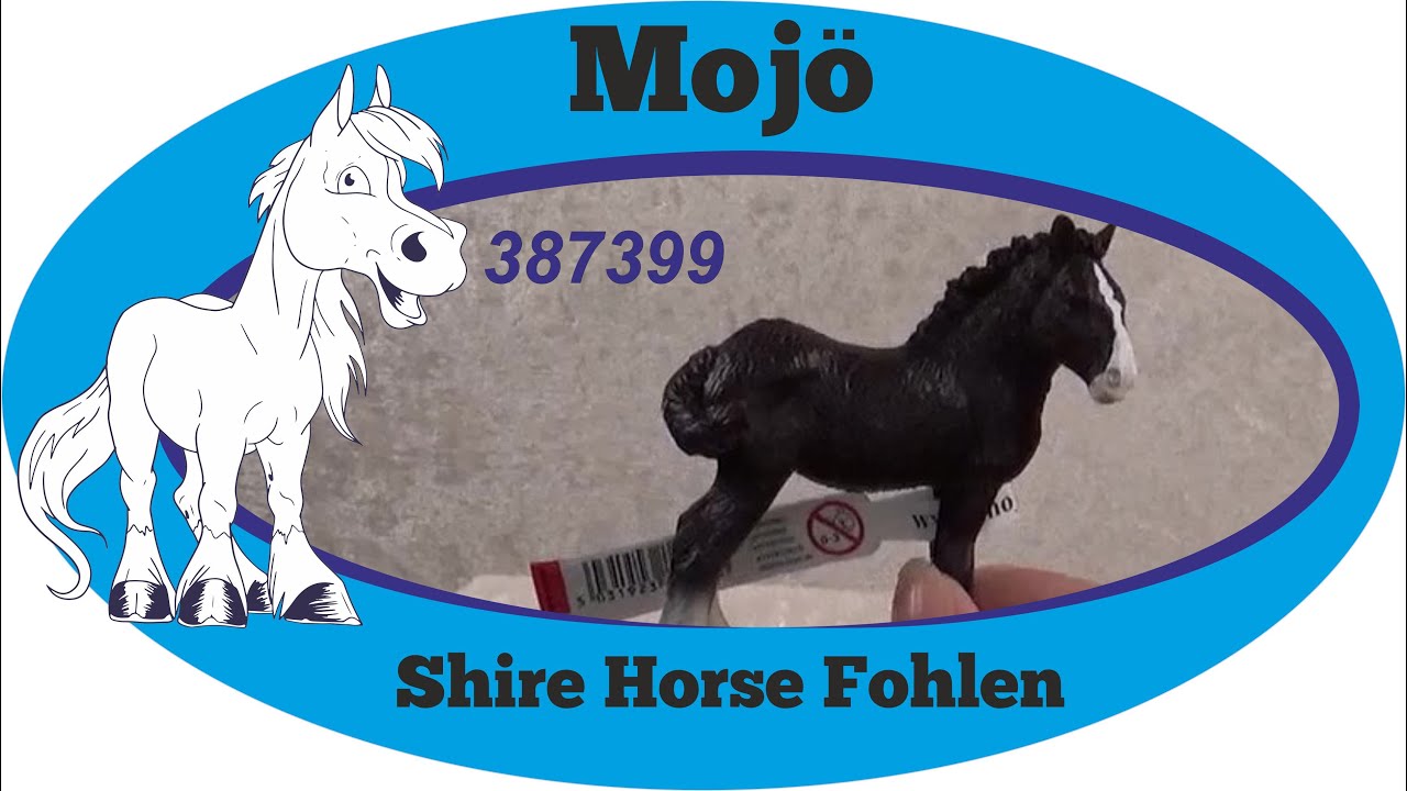MOJO - Animal Planet 387399 Pferd, Schwarz - Realistisches Spielzeugfigur Für Sammler Und Kinder
