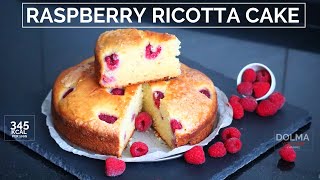 Raspberry ricotta cake recipe  - Easy Raspberry coffee cake - طريقة عمل كيكة التوت