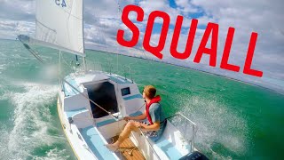 30kt WIND on a 21ft SAILBOAT! Sailing Meraki | Ep.44