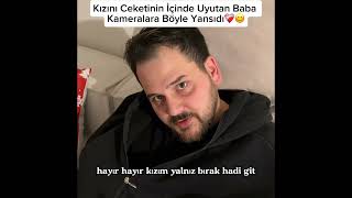 Kızını Ceketinin İçinde Uyutan Baba Kameraya Böyle Yansıdı