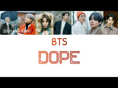 BTS - Dope / Kolay Okunuş [(Easy Lyrics) (Color Coded)]