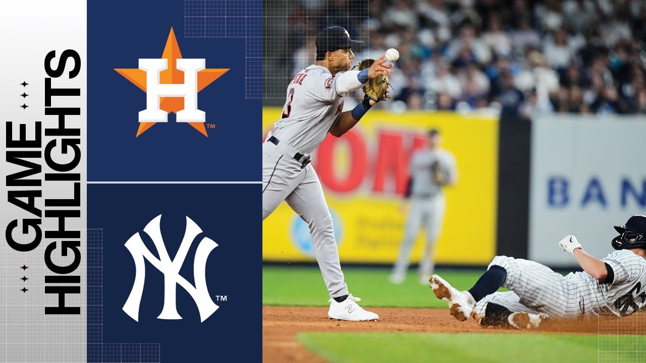 New York Yankees @ Houston Astros, Game Highlights