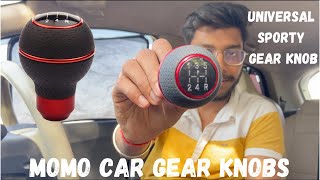 Installing Universal Red Sporty Gear Knob | Momo Gear Knob | After Market Gear knob | Review Installing Momo Shift Knob