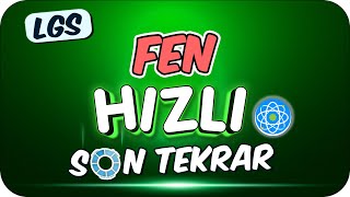 LGS Fen Hızlı Son Tekrar  FENDE EKSİK KONU KALMASIN❗