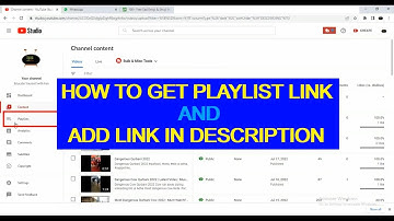 How To Get Playlist link and How to Add Playlist link in Description