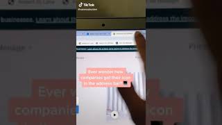How to get your business icon on the browser window