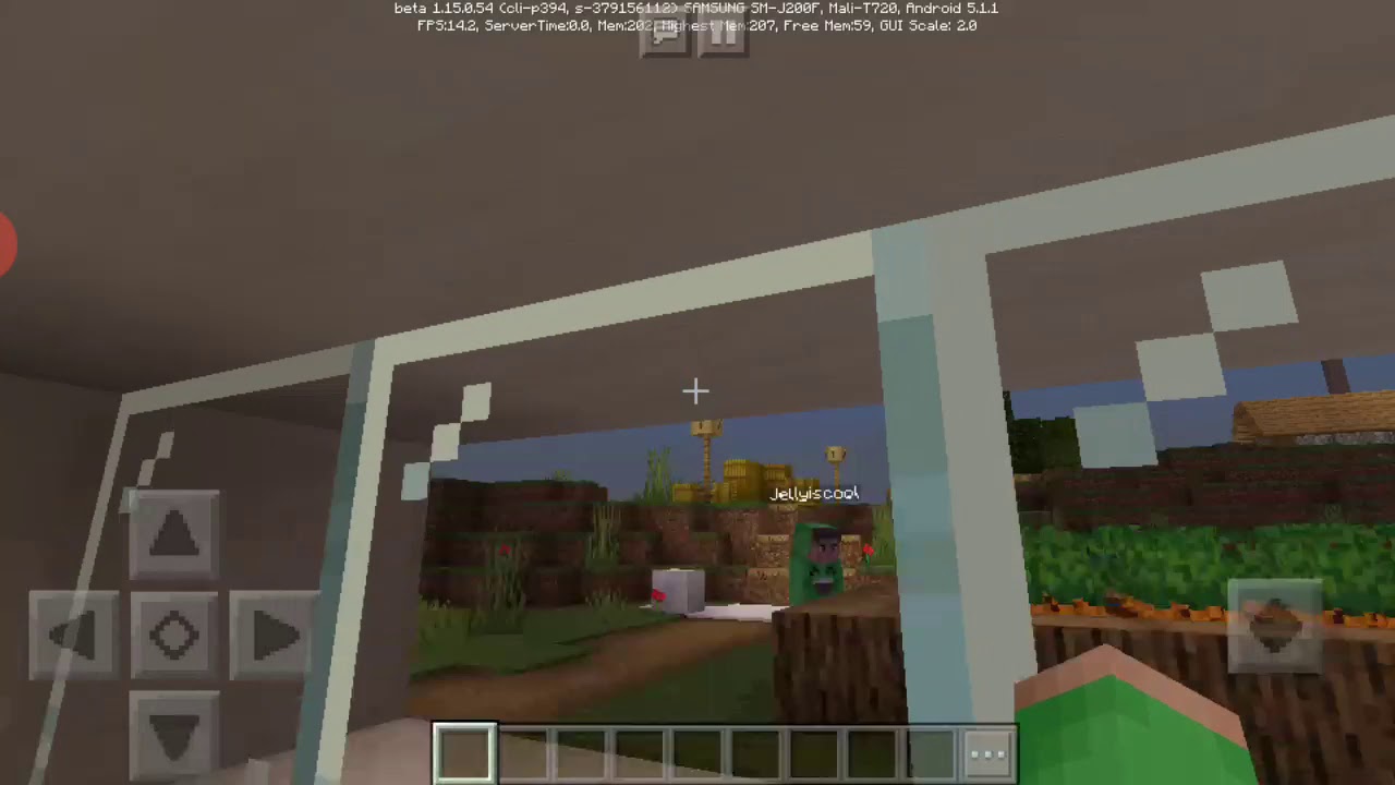 I saw JELLY outside my minecraft house YouTube