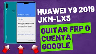 ✅ Y9 2019 FRP | Eliminar cuenta Google Huawei Y9 2019 JKM-LX3 | Quitar cuenta Google Y9 2019 JKM-LX3