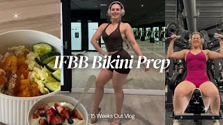 Christmas In Prep! | IFBB Bikini Prep | 15 Weeks Out