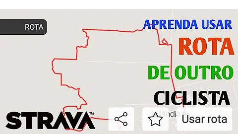 Como salvar a rota de outra pessoa no Strava?