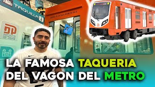 ¿TACOS en un Vagón del METRO?