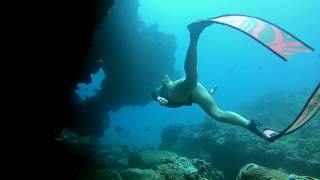 AUTOMATIC (Alicia freediving caves on Oahu ‍♀‍♀‍♀)