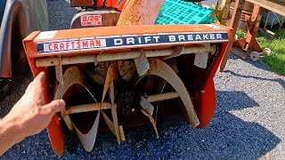 Free Drift BREAKER Snow Blower WILL IT RUN?  NNKH