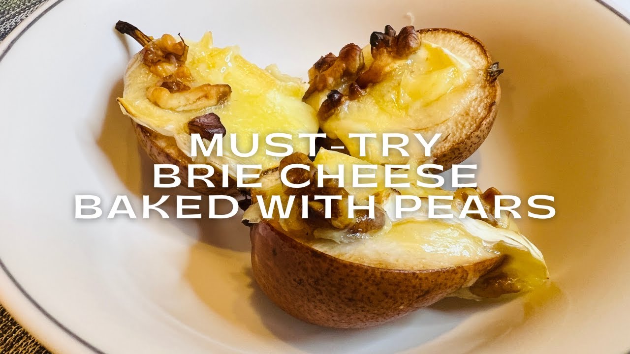Обязательно попробуйте этот удивительный сыр Бри, запеченный с грушами и грецкими орехами!