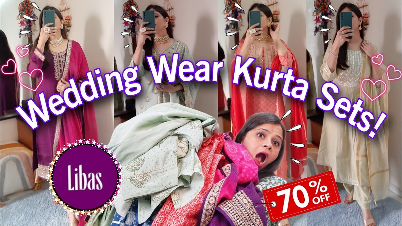 *Huge* PartyWear & Wedding Wear Kurta Sets From LIBAS 😍🔥Starting ₹1100 ...