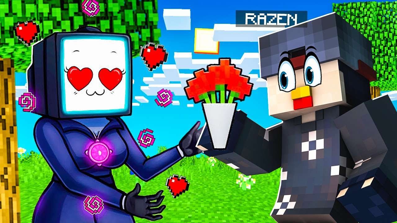Like Razvan Minecraft RAZEN DRAGUE TV WOMAN SUR MINECRAFT !? ️ - YouTube