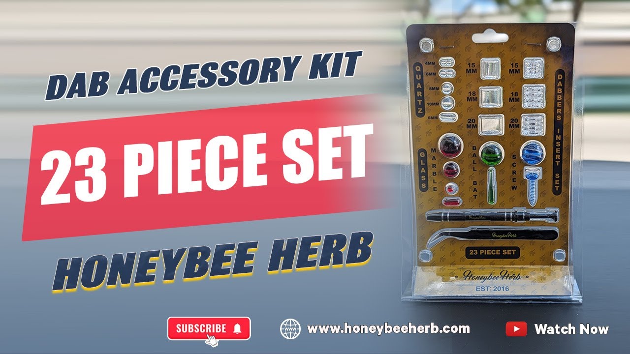 Dab Accessory Kit | 23 Piece Set - Honeybee Herb