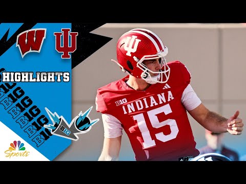 Wisconsin Badgers vs. Indiana Hoosiers | COLLEGE FOOTBALL HIGHLIGHTS | 11/15/2025 | NBC Sports