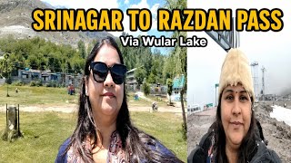 Srinagar to Razdan Paas By  Car 🚗 | Wular Lake  | Family Voyagers 