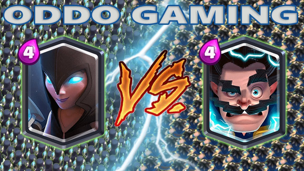 NIGHT WITCH VS ELECTRO WIZARD - CLASH ROYALE CHALLENGE 