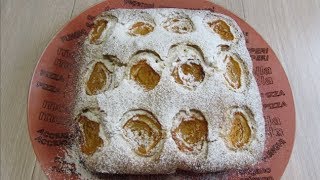 Быстрый пирог к чаю / Пирог с абрикосами / Простой и вкусный рецепт Быстрый пирог к чаю / Пирог с абрикосами / Простой и вкусный рецепт