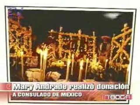 Mary Andrade realiz donacin a Consulado de Mxico