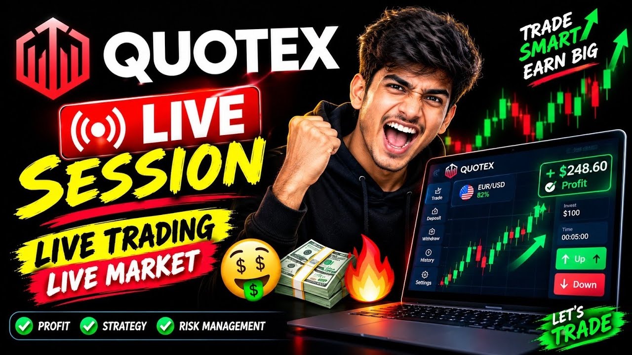🔴 QUOTEX LIVE TRADING || CANDLESTICK PATTERN COURSE - YouTube