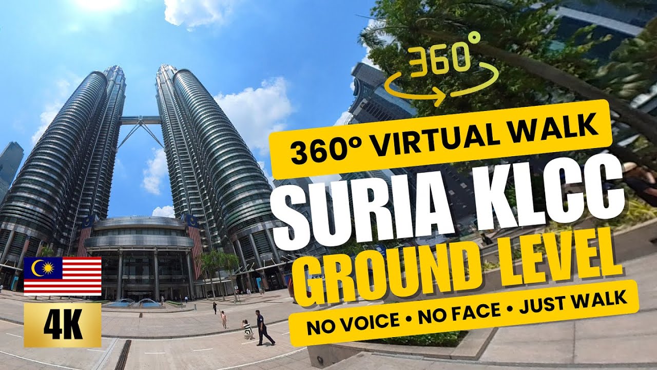 Suria KLCC Shopping Mall 360° Walk – Ground Level | Kuala Lumpur