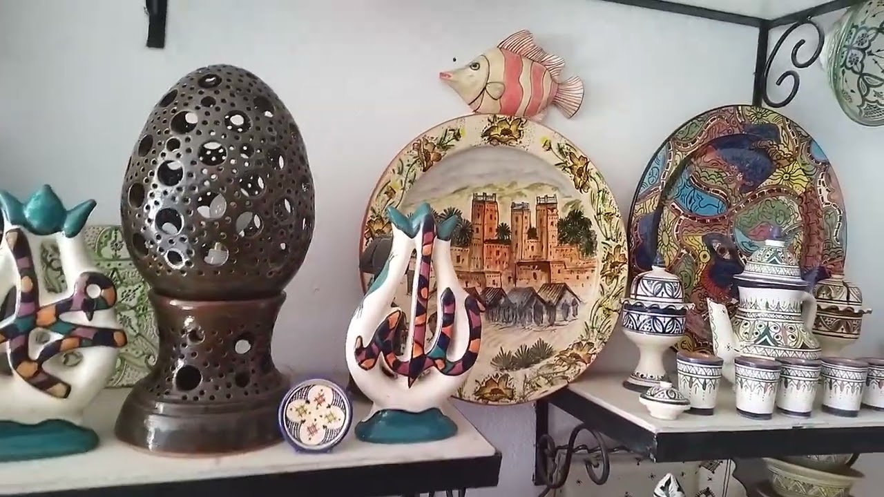 سوق الفخار بمدينة آسفي Pottery Market :Safi City Morocco