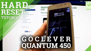 Hard Reset GOCLEVER Quantum 450 LTE - Wipe All Data by Factory Reset