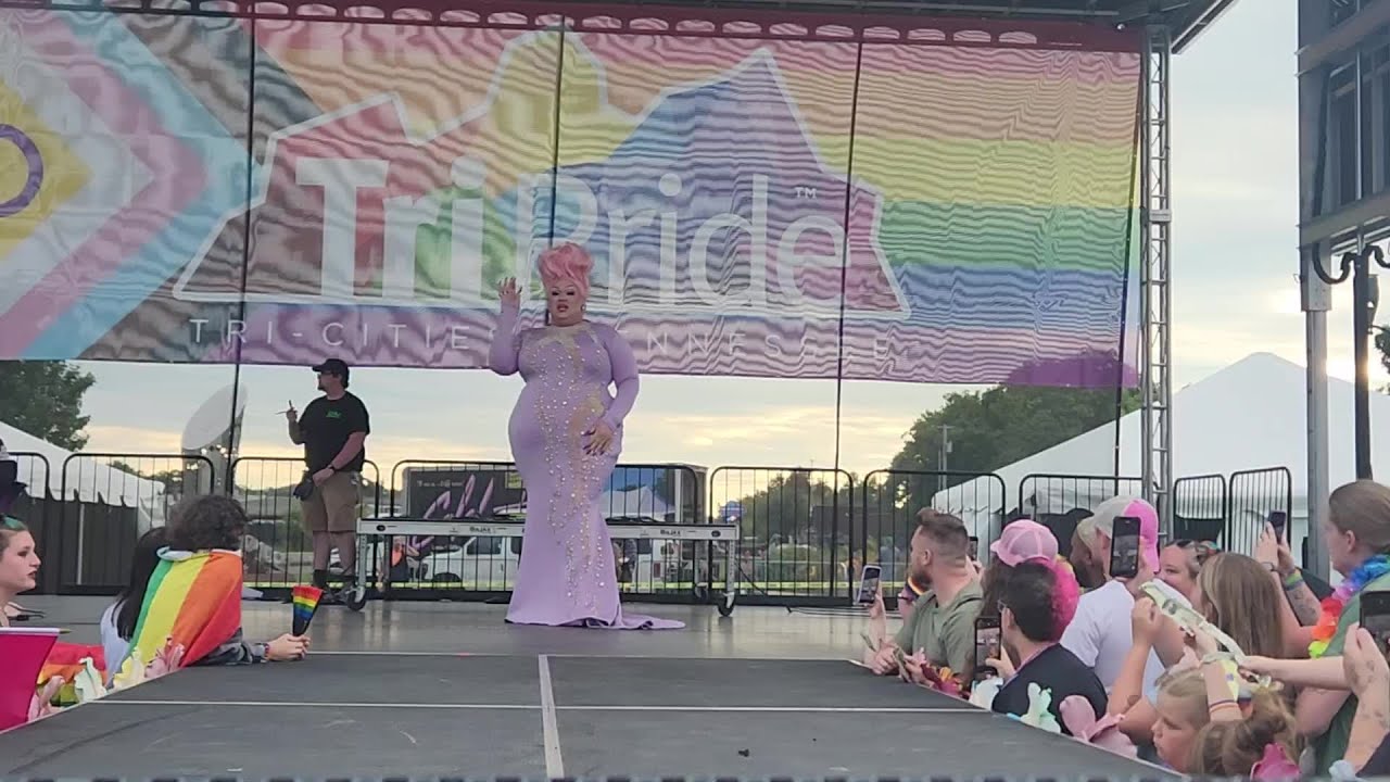 Eureka O'Hara performs at TriPride