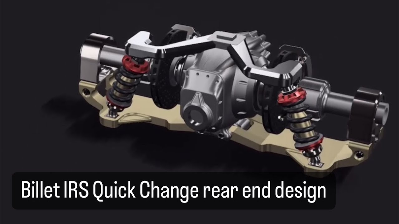 3D design Jag style Billet Quick Change IRS Design YouTube