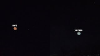Юпитер и Марс 29.12.2024 | Jupiter and Mars | В самодельный телескоп