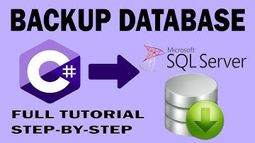 SQL Server Database Backup in C# | Step By Step Tutorial