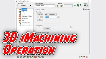 3D iMachining Operation