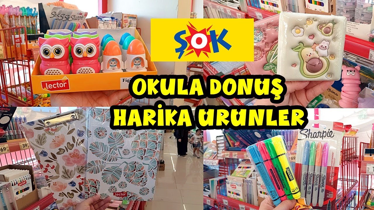 OKULA DÖNÜŞ ŞOK 2025 2026💯📣ŞOK MARKET OKUL MALZEMELERİ  GELDİ OKUL ALIŞVERİŞİ BACK TO SCHOOL